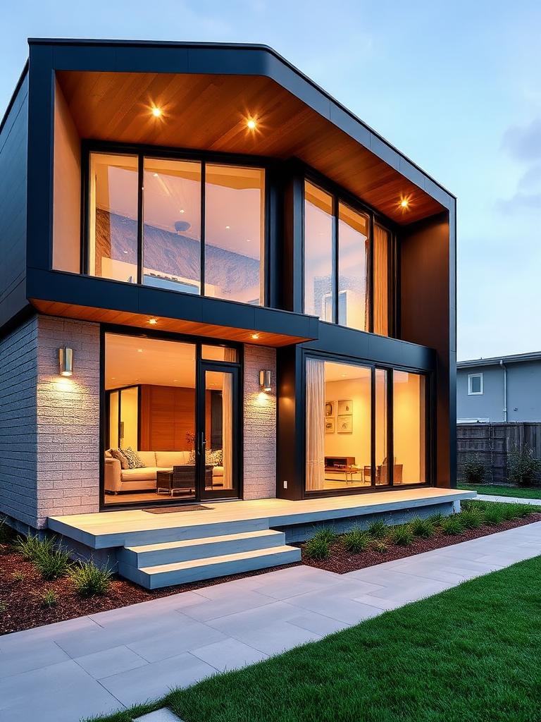 Modern prefab modular home